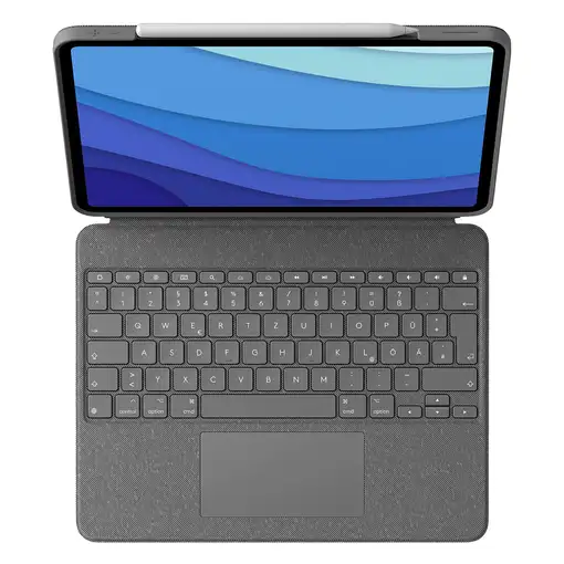Logitech 920-010208 teclado para móvil QWERTZ Alemán Smart Connector Gris
