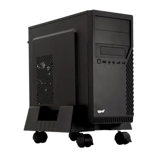 iggual SOP1 Soporte para instalación de CPU bajo mesa Negro