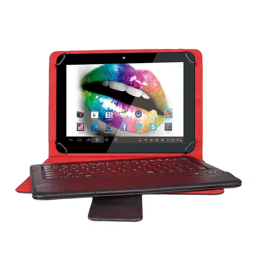 Phoenix PHKEYBTCASE8 teclado para móvil Bluetooth Negro