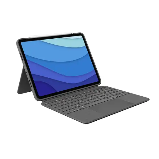 Logitech 920-010142 teclado para móvil QWERTZ Alemán Smart Connector Gris