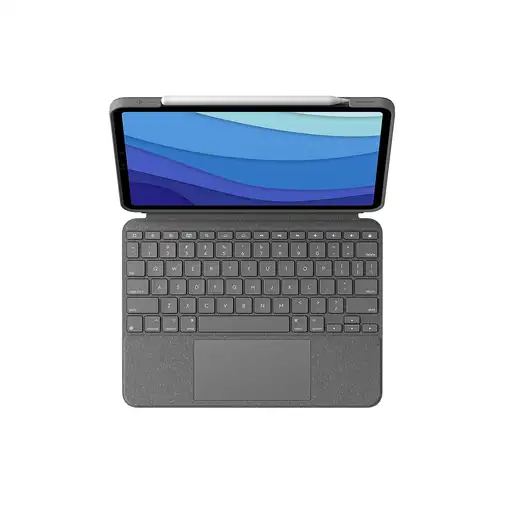 Logitech 920-010142 teclado para móvil QWERTZ Alemán Smart Connector Gris