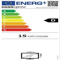 Hannspree HO 245 PTB pantalla para PC 60,5 cm (23.8") 1920 x 1080 Pixeles Full HD