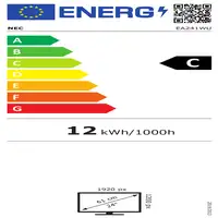 NEC MultiSync EA241WU pantalla para PC 61 cm (24") 1920 x 1200 Pixeles WUXGA LCD N