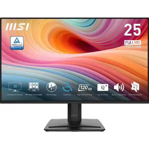 MSI PRO MP251 E2 pantalla para PC 62,2 cm (24.5") 1920 x 1080 Pixeles Full HD LED