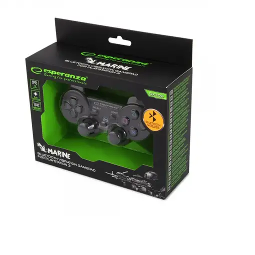 Esperanza EGG109K mando y volante Negro Bluetooth Palanca de mando Analógico Plays