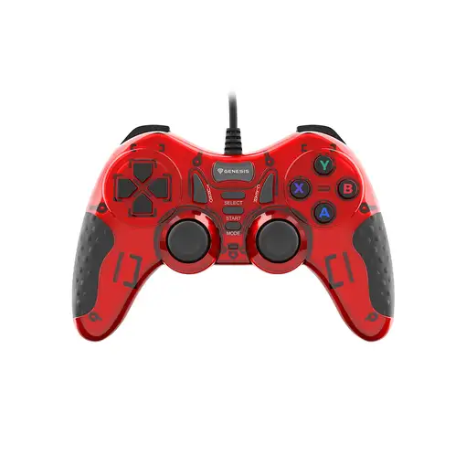 GENESIS MANGAN 200 Rojo USB 2.0 Gamepad Analógico/Digital PC