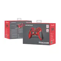 GENESIS MANGAN 200 Rojo USB 2.0 Gamepad Analógico/Digital PC