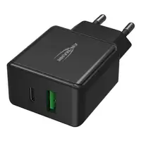 Ansmann HC218PD Universal Negro Corriente alterna Carga rápida Interior
