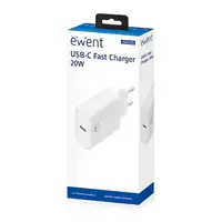 Ewent EW1320 cargador de dispositivo móvil Smartphone, Universal Blanco Corriente