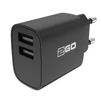2GO 794250 cargador de dispositivo móvil Universal Negro Corriente alterna Interio