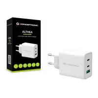 Conceptronic ALTHEA12W cargador de dispositivo móvil Universal Blanco Corriente al