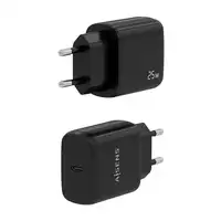 AISENS Cargador USB-C PD3.0 1 Puerto 1xUSB-C 25W, Negro