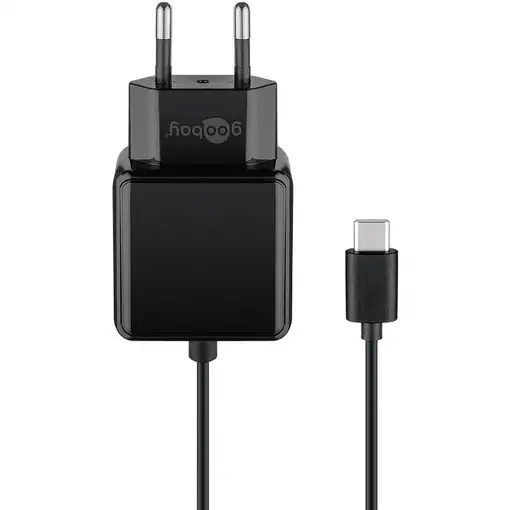 Goobay 45040 cargador de dispositivo móvil Universal Negro Corriente alterna Inter