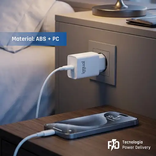 iggual Cargador rápido de pared USB PD tipo C 30W