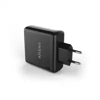 AISENS Cargador PD3.0 QC3.0 1 Puerto 1xUSB-C 60W, Negro