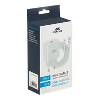 Rivacase PS4101 Universal Blanco Corriente alterna Carga rápida Auto