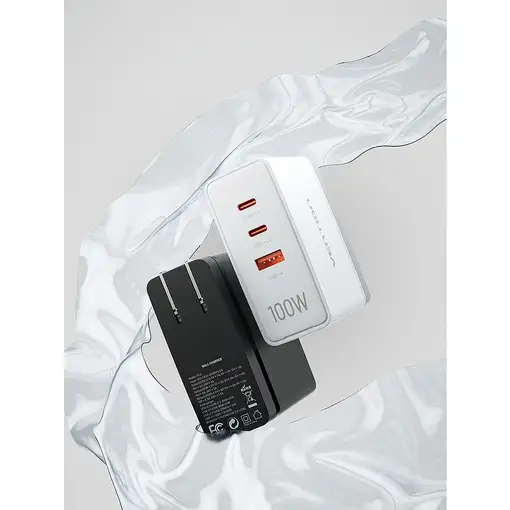 Vention Cargador de Pared FEGB0-EU/ 2xUSB Tipo-C/ 1xUSB/ 100W