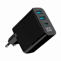 Gembird TA-UC-PDQC30LCD-BK-02 cargador de dispositivo móvil Universal Negro Corrie