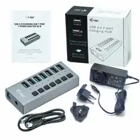 i-tec USB 3.0 Charging HUB 7port + Power Adapter 36 W