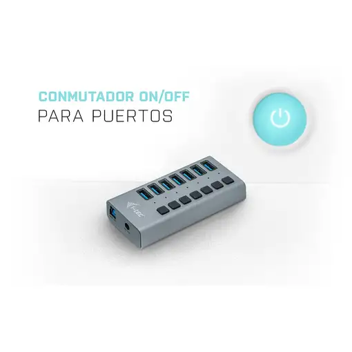 i-tec USB 3.0 Charging HUB 7port + Power Adapter 36 W