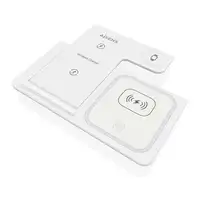 AISENS Cargador Inalambrico USB-C 3 En 1 De 15W Para Movil, Apple Watch, Ariculare