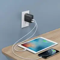 AUKEY PA-D5 cargador de dispositivo móvil Universal Negro Corriente alterna Carga