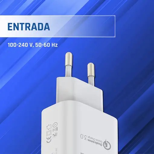iggual Cargador doble USB QC3.0 + tipo C PD 20W