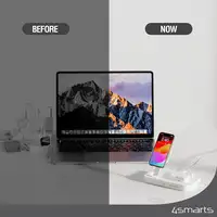 4smarts Qi2 Universal Blanco Corriente alterna Cargador inalámbrico Carga rápida I