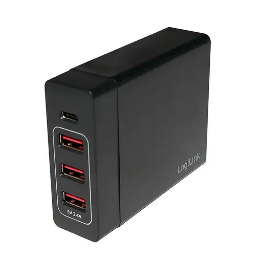 LogiLink PA0122 cargador de dispositivo móvil Universal Negro USB Interior