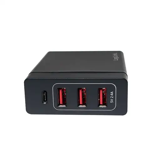 LogiLink PA0122 cargador de dispositivo móvil Universal Negro USB Interior
