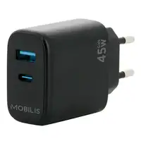 Mobilis 001363 cargador de dispositivo móvil Universal Negro Corriente alterna Aut