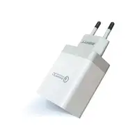 Eightt EQC2V2 cargador de dispositivo móvil Universal Gris, Blanco Corriente alter