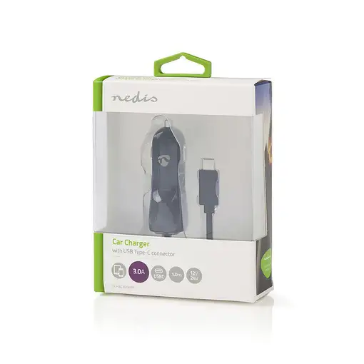 Nedis CCHAC300ABK cargador de dispositivo móvil Universal Negro CC Auto