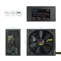 TooQ TQAPOLO-650SP unidad de fuente de alimentación 650 W 20+4 pin ATX ATX Negro