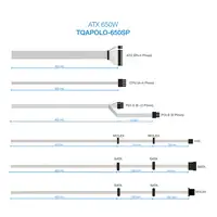 TooQ TQAPOLO-650SP unidad de fuente de alimentación 650 W 20+4 pin ATX ATX Negro