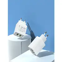 Vention Cargador de Pared FBAW0-EU/ 2xUSB/ 18W/ Blanco
