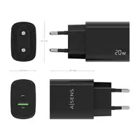 AISENS A110-0755 cargador de dispositivo móvil Universal Negro Corriente alterna C