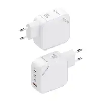 AISENS Cargador GaN 100W, 3xUSB-C PD3.0 QC4.0, 1xUSB-A QC3.0, Blanco