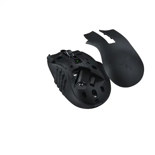 Razer Naga V2 HyperSpeed ratón Juego mano derecha RF Wireless + Bluetooth Óptico 3