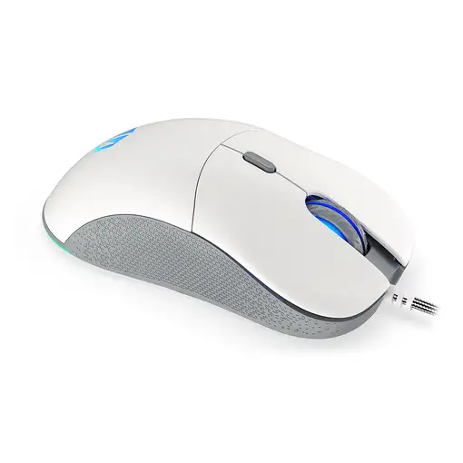 ENDORFY GEM Plus Onyx White ratón Juego mano derecha USB Tipo C Óptico 19000 DPI