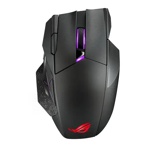 ASUS ROG Spatha X ratón Juego mano derecha RF Wireless + USB Type-C Óptico 19000 D