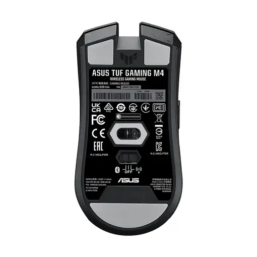 ASUS TUF Gaming M4 Wireless ratón Juego mano derecha RF Wireless + Bluetooth Óptic