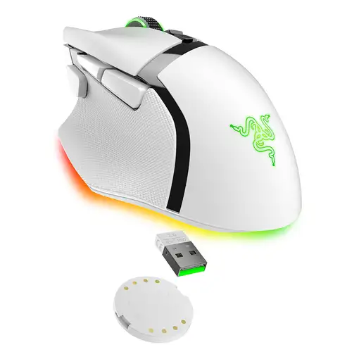 Razer Basilisk V3 Pro ratón Juego mano derecha RF Wireless + Bluetooth + USB Type-