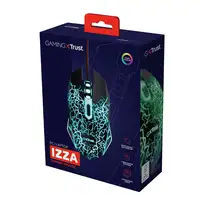Trust GXT 105X Izza ratón Juego Ambidextro USB tipo A Óptico 4000 DPI