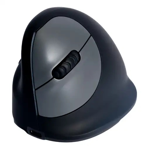 R-Go Tools Ratón ergonómico R-Go HE Break con software de pausa, mediano (tamaño d