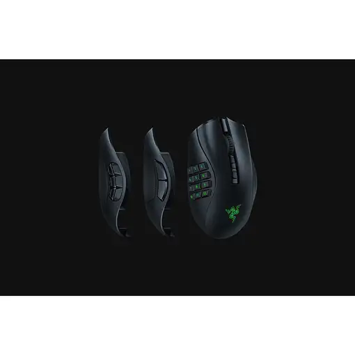 Razer Naga V2 Pro ratón Juego mano derecha RF Wireless + Bluetooth + USB Type-C Óp