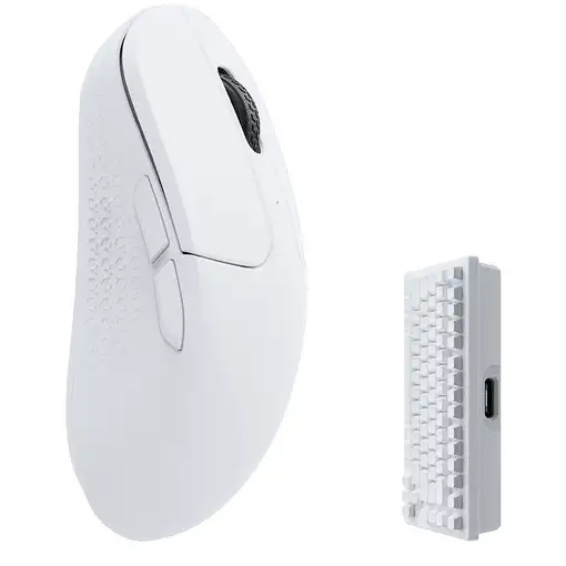Keychron M3M-A5 ratón Juego mano derecha RF Wireless + Bluetooth + USB Type-C 2600