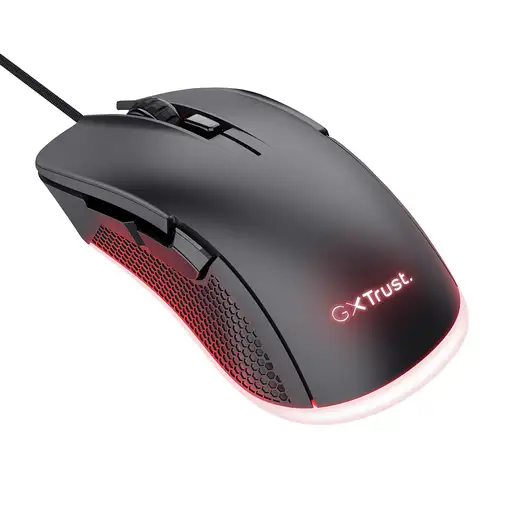Trust GXT 922 YBAR ratón Juego mano derecha USB tipo A Óptico 7200 DPI