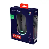 Trust GXT 922 YBAR ratón Juego mano derecha USB tipo A Óptico 7200 DPI