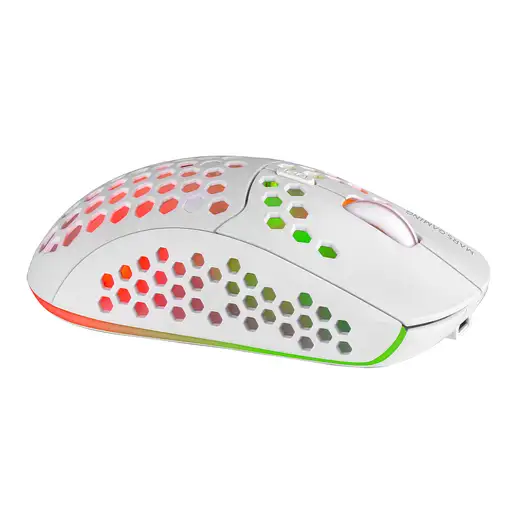 Mars Gaming MMW3W, Ratón Gaming Inalámbrico, RGB Flow, Ultraligero 79 g, 3200 DPI,